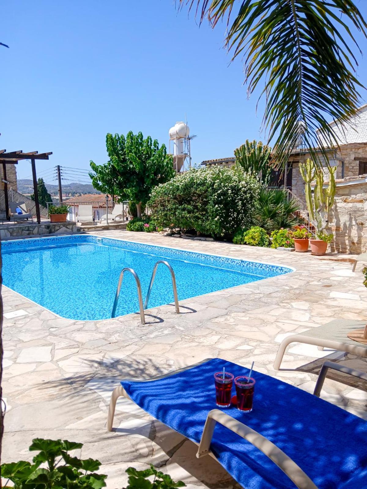 Athena'S Pool Oasis Leilighet Skarinou Eksteriør bilde